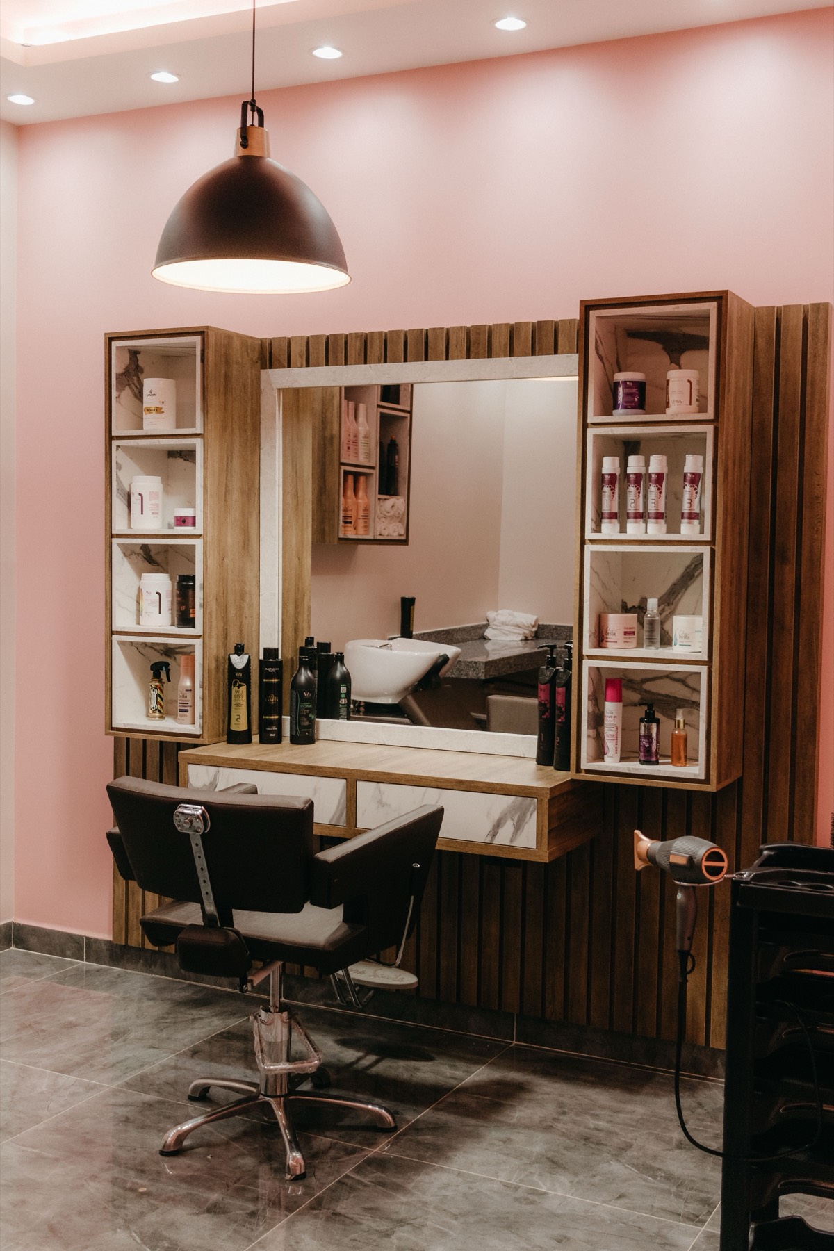 Blick in den Salon Marlene